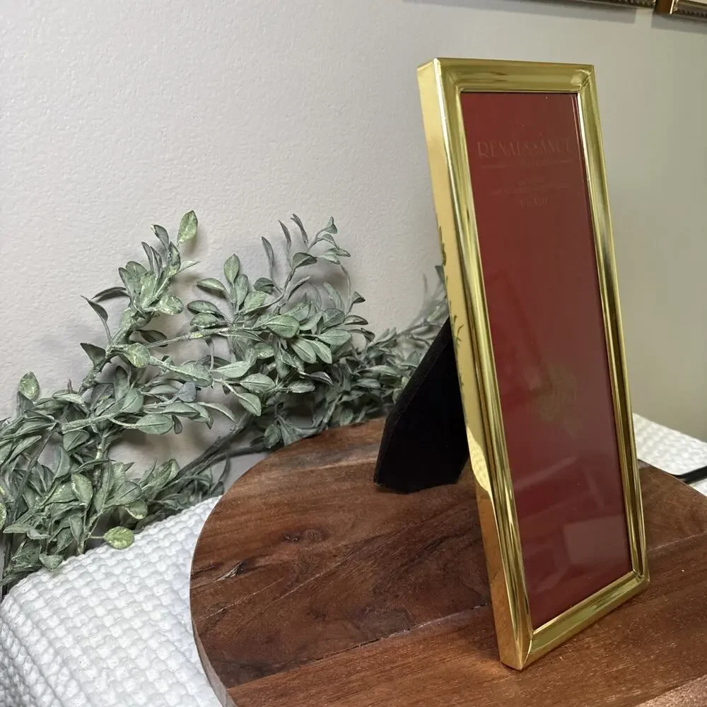 Reniassance Collection Dennis East Solid Brass Photo Frame 3.5